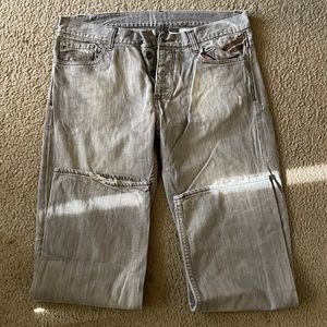 Armani Exchange grey jeans. 34 waist. Relaxed. Used.
